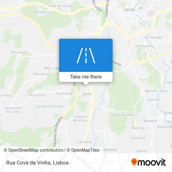 Rua Cova da Vinha map