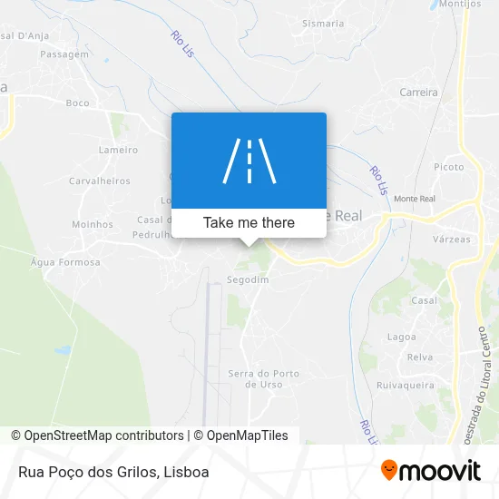 Rua Poço dos Grilos map