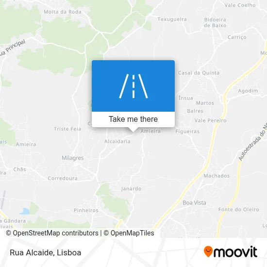 Rua Alcaide map
