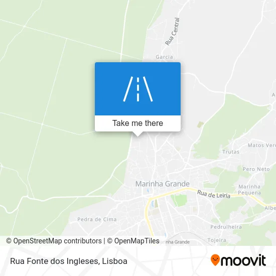 Rua Fonte dos Ingleses map
