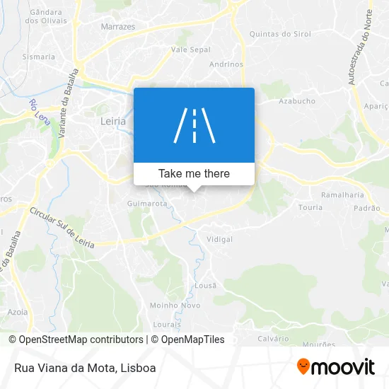 Rua Viana da Mota map