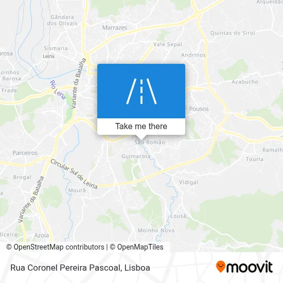 Rua Coronel Pereira Pascoal map