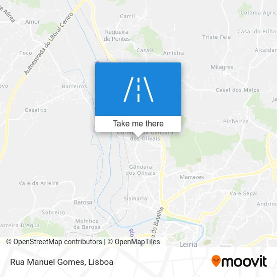 Rua Manuel Gomes map