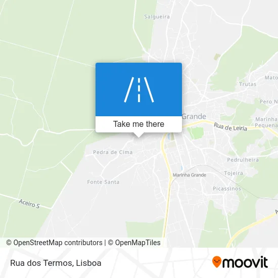 Rua dos Termos map