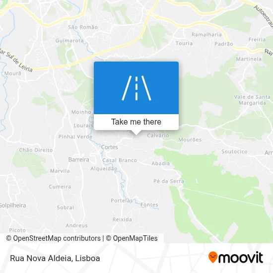 Rua Nova Aldeia map