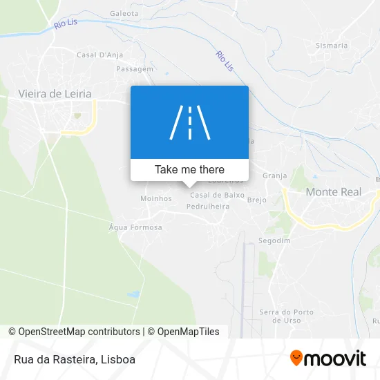 Rua da Rasteira map