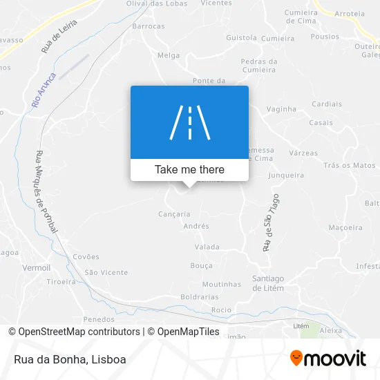 Rua da Bonha map