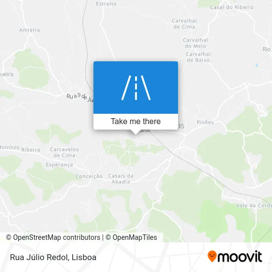 Rua Júlio Redol map