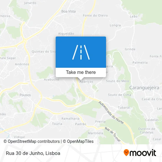 Rua 30 de Junho map