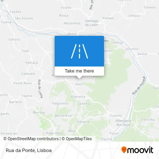 Rua da Ponte map