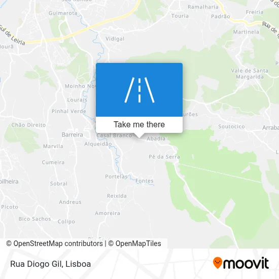 Rua Diogo Gil map