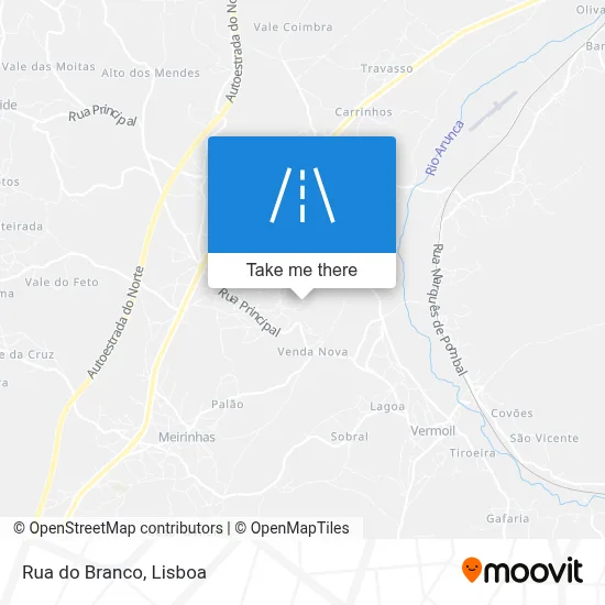 Rua do Branco map