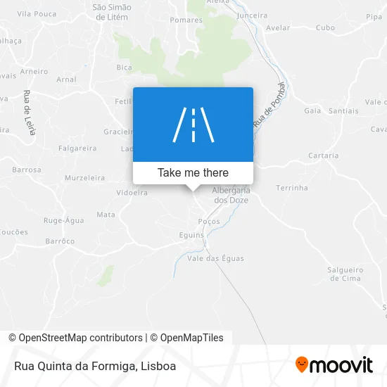 Rua Quinta da Formiga map