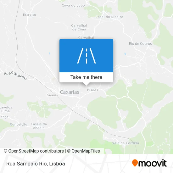 Rua Sampaio Rio map