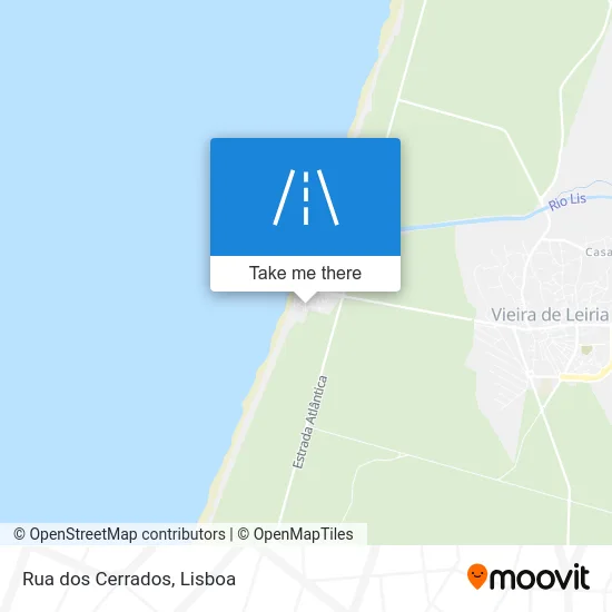 Rua dos Cerrados map