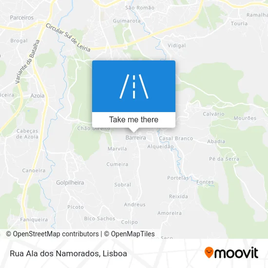 Rua Ala dos Namorados map