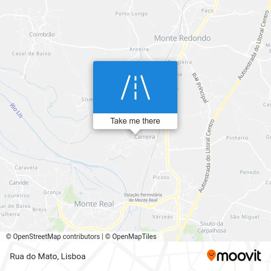 Rua do Mato map