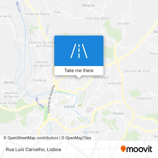 Rua Luis Carvalho map