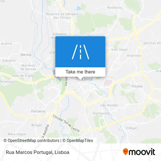 Rua Marcos Portugal map