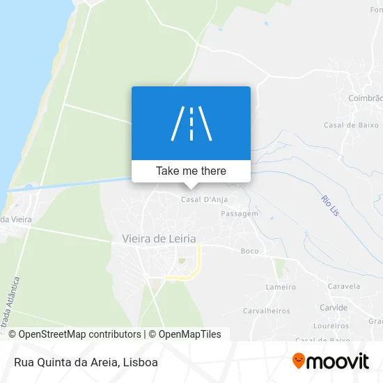 Rua Quinta da Areia map