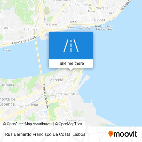 Rua Bernardo Francisco Da Costa map
