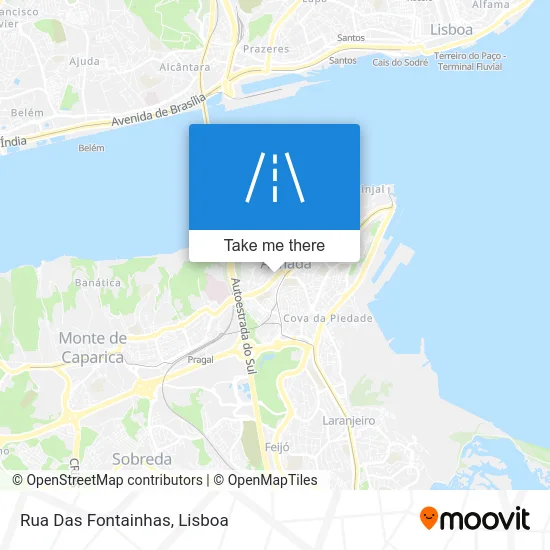 Rua Das Fontainhas map