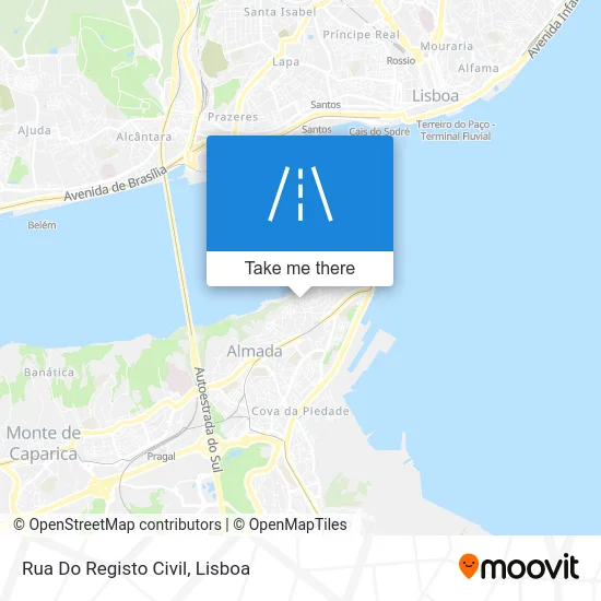 Rua Do Registo Civil map