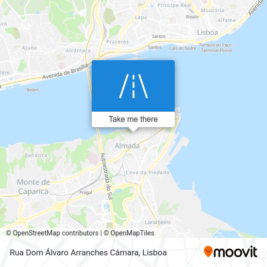 Rua Dom Álvaro Arranches Câmara map