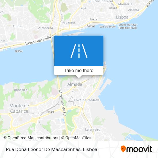 Rua Dona Leonor De Mascarenhas map