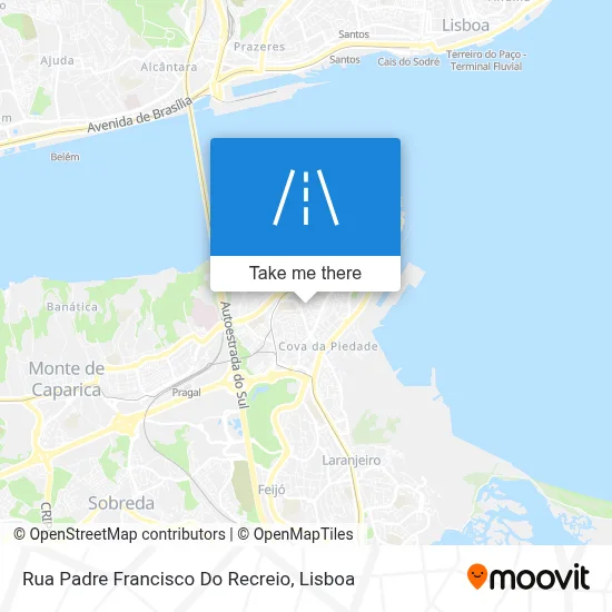 Rua Padre Francisco Do Recreio map