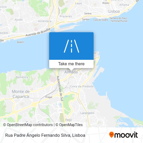 Rua Padre Ángelo Fernando Silva map