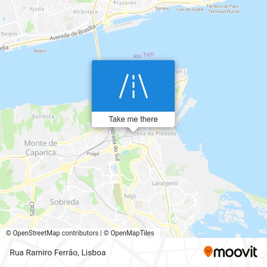 Rua Ramiro Ferrão map