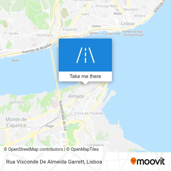 Rua Visconde De Almeida Garrett map