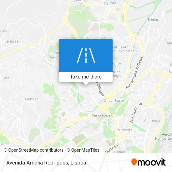 Avenida Amália Rodrigues map