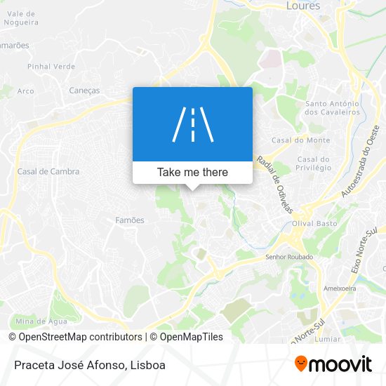Praceta José Afonso map