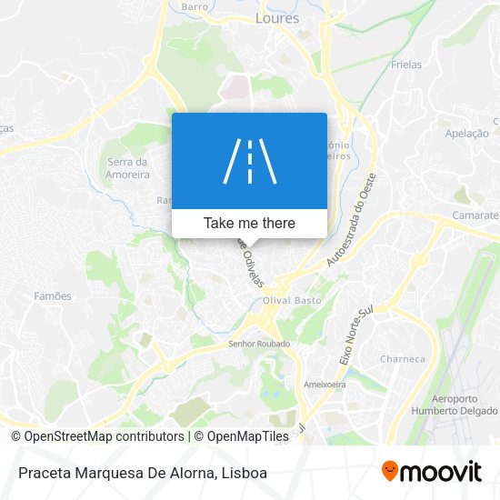 Praceta Marquesa De Alorna mapa