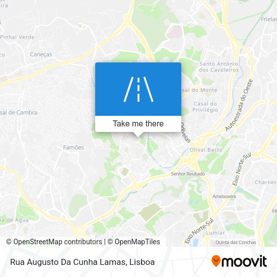 Rua Augusto Da Cunha Lamas mapa