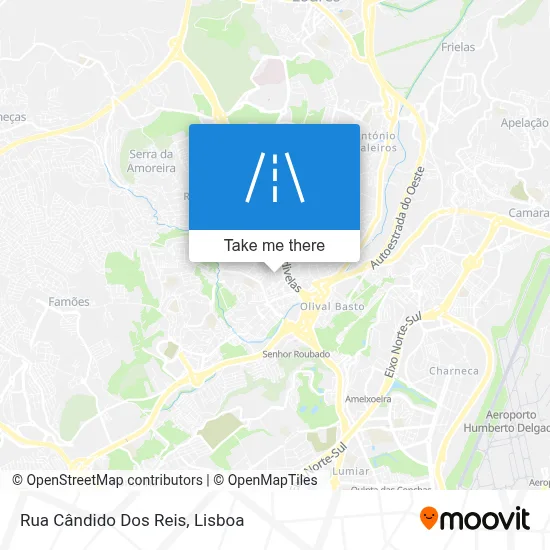 Rua Cândido Dos Reis map