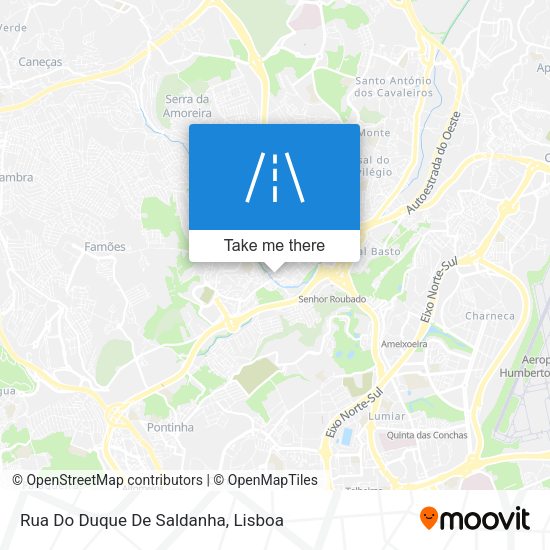 Rua Do Duque De Saldanha mapa