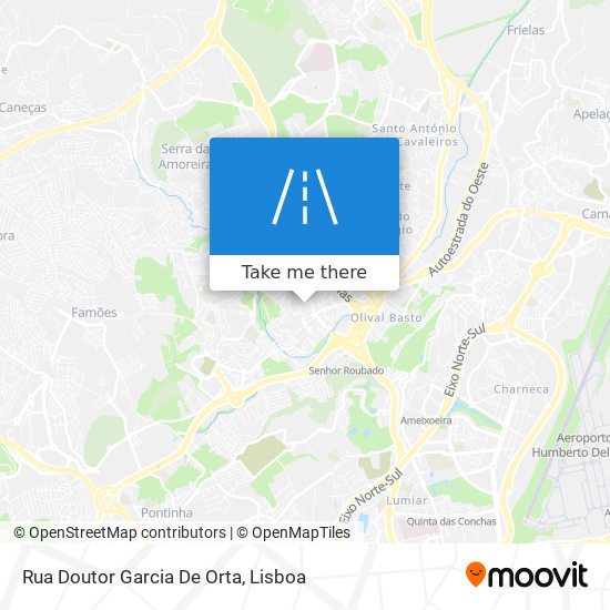 Rua Doutor Garcia De Orta mapa