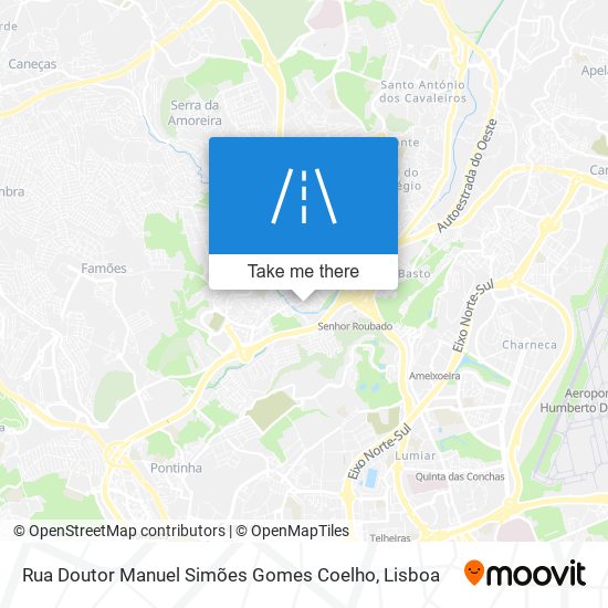 Rua Doutor Manuel Simões Gomes Coelho map