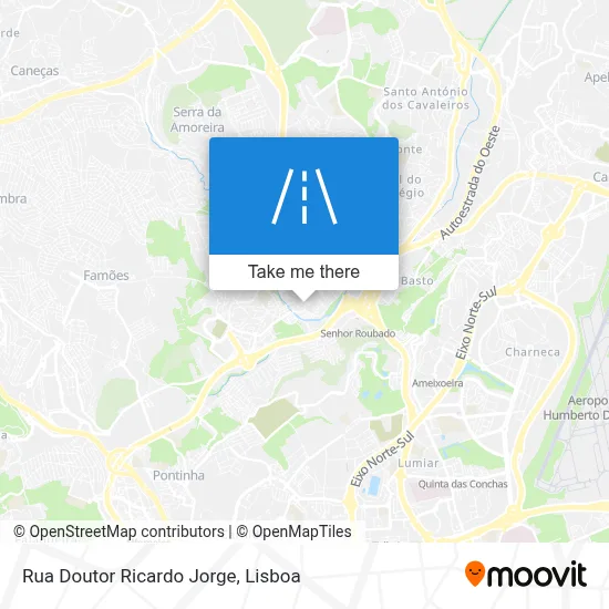 Rua Doutor Ricardo Jorge map