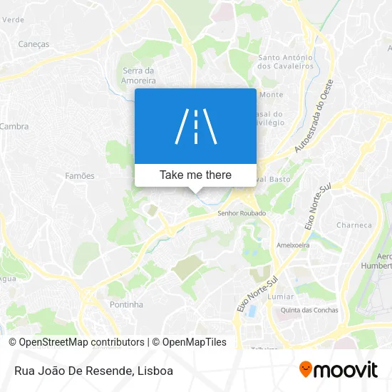 Rua João De Resende map