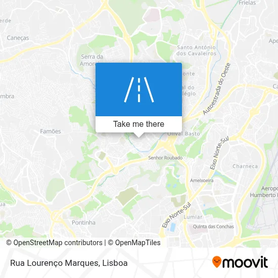Rua Lourenço Marques map
