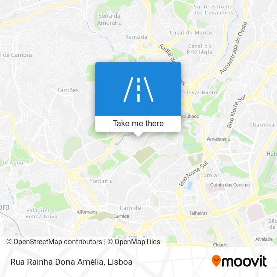 Rua Rainha Dona Amélia map