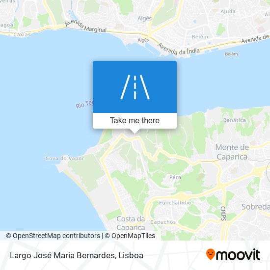 Largo José Maria Bernardes mapa