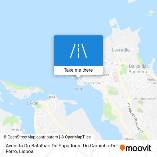 Avenida Do Batalhão De Sapadores Do Caminho-De-Ferro map