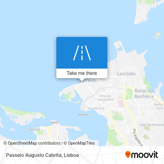 Passeio Augusto Cabrita map