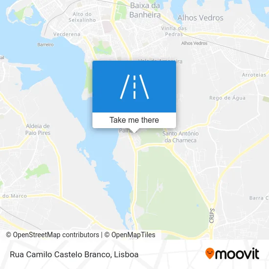 Rua Camilo Castelo Branco map