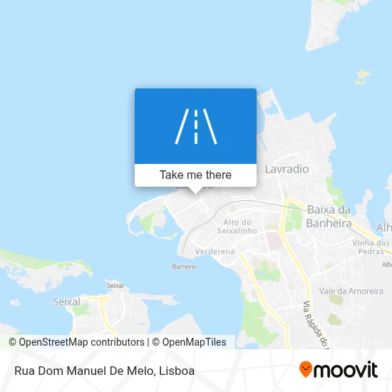 Rua Dom Manuel De Melo map